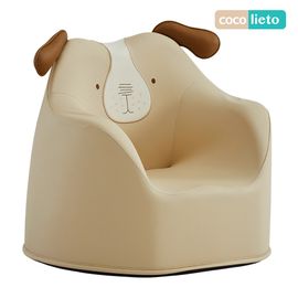 [Lieto Baby] COCO LIETO Macaron Character Baby Sofa for 1 Person_Correct Posture, Toddler Sofa, PU Fabric_Made in Korea